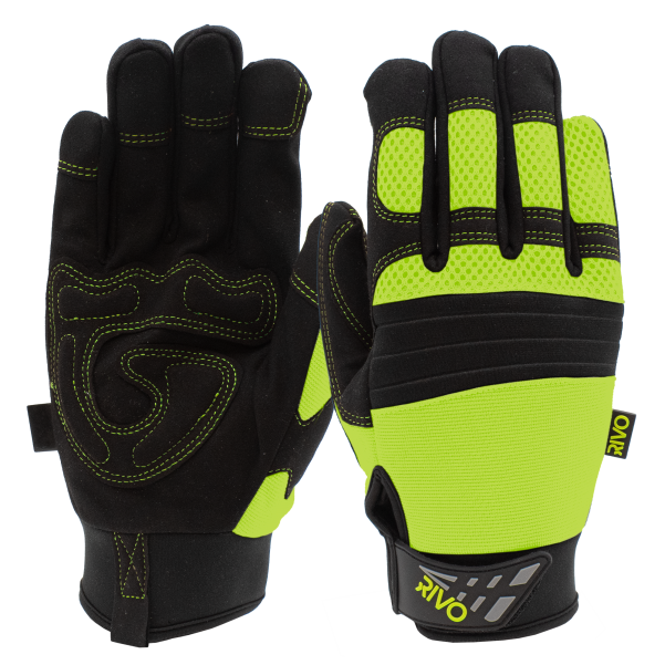 RIVO RRVGLMC1 Mechanics General Purpose Gloves - Yellow RIVO RRVGLMC1 Mechanics General Purpose Gloves - Yellow